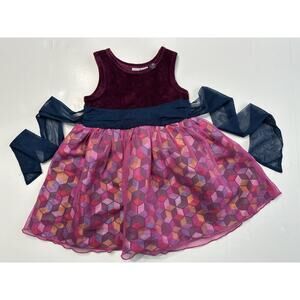 Matilda Jane Paint By Numbers Miss Fancy Tank Dress Purple Size 2